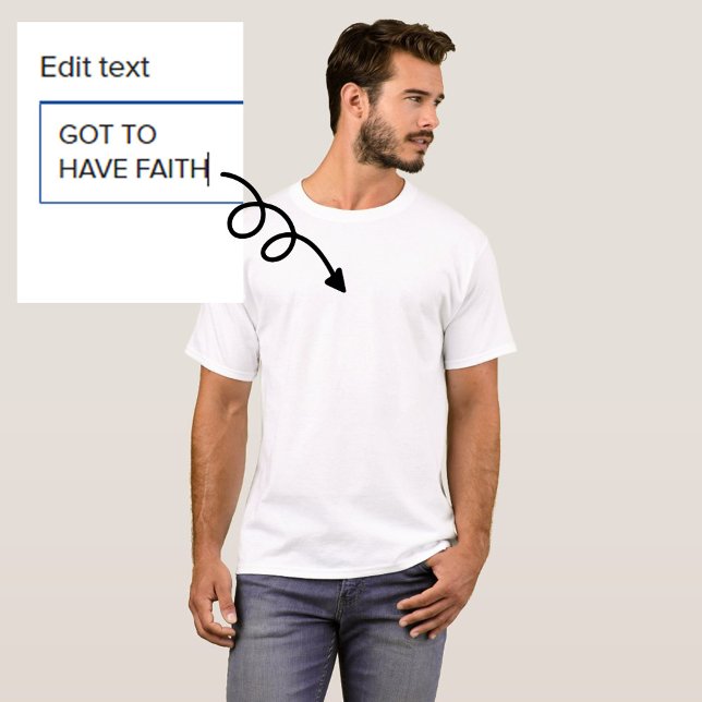 Men's or Unisex White Basic T-Shirt Replace Image (Creator Uploaded)