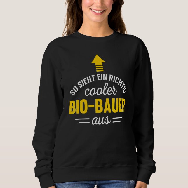 Mens Organic Farmer Profession – This Is How A Coo Sweatshirt (Front)
