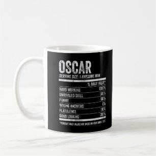 Mens Oscar Nutrition Personalized Name Shirt Funny Coffee Mug