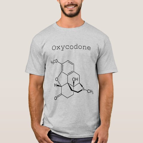 Mens Oxycodone Molecule Shirt