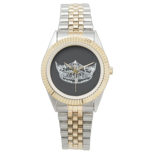 Mens Pageant Queens Crown Watch