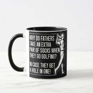 Mens Pair Of Socks Hole in One Lover Golfer Mug