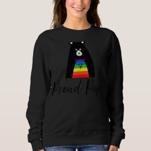 Mens Papa Bear Lgbt Pride Gay Rainbow Proud Papa F Sweatshirt