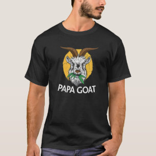 Mens Papa Goat Goat Farmer Fathers Day T-Shirt