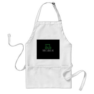 Mens Papa Grandpa Dad Golfing Fars Day Golf Cart Adult Apron
