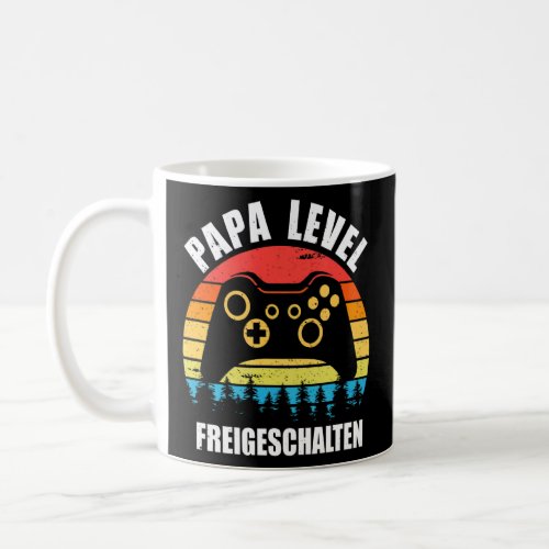 Mens Papa Level Unlocking Gaming Gamer  Coffee Mug