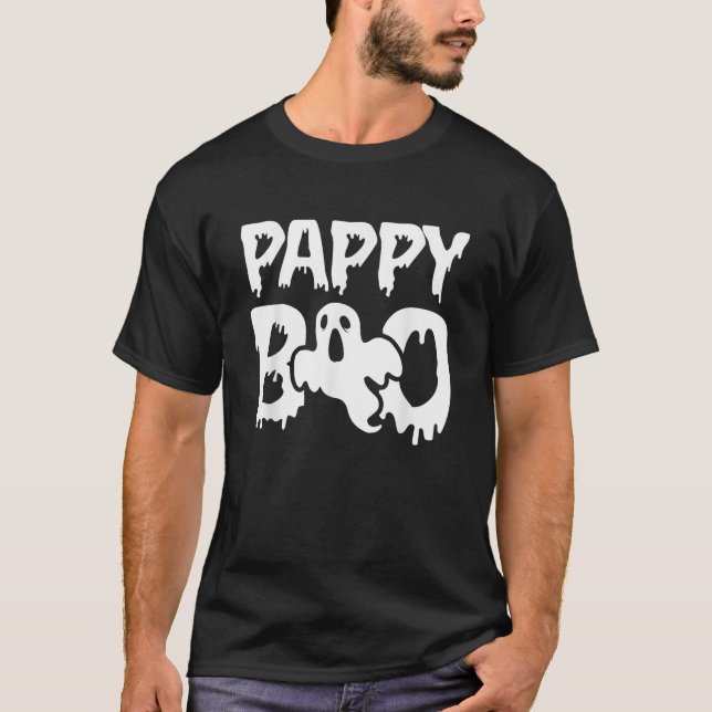 Mens Pappy Boo Matching Family Halloween  T-Shirt (Front)