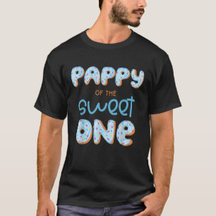 Mens Pappy of The Sweet One Donut Boy 1st Birthday T-Shirt