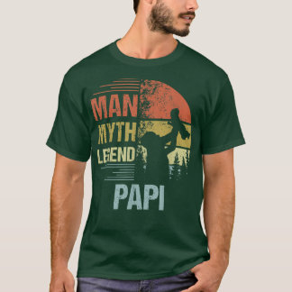Mens Papy Myth Legend  For Mens & Dad Funny Father T-Shirt