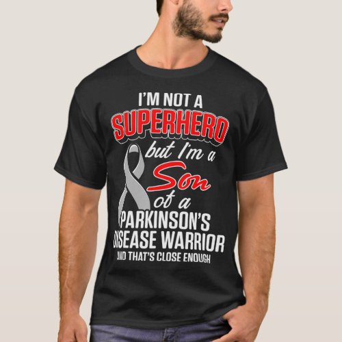 Mens Parkinsons Disease Awareness Son Hero T_Shirt