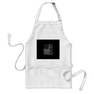 Mens Patriotic Electrician Dad American Flag Fars Adult Apron
