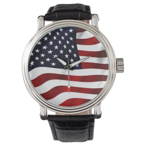 Mens Patriotic Flag eWatch Watch