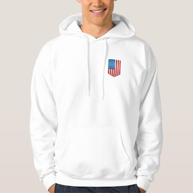 Men's Patriotic Hoodie (Front)