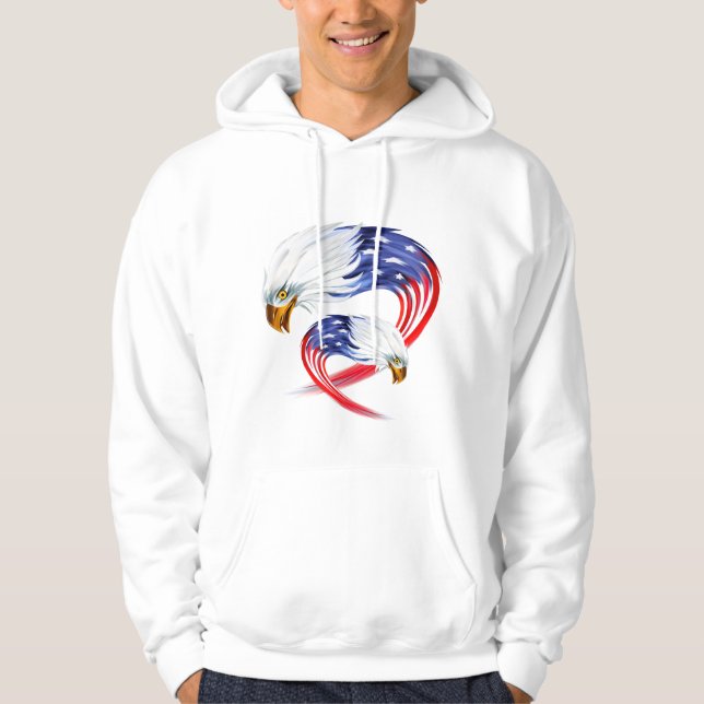 Men's Patriotic Hoodie (Front)