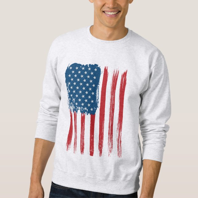 Men's Patriotic Sweatshirt (Front)