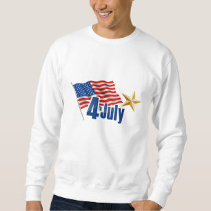 Men's Patriotic Sweatshirt-July 4th Sweatshirt