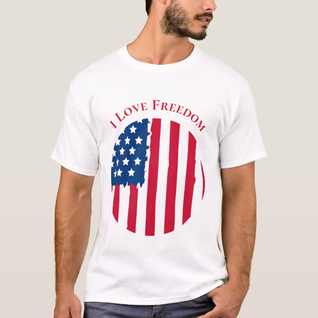Men's Patriotic T-Shirt (Front)