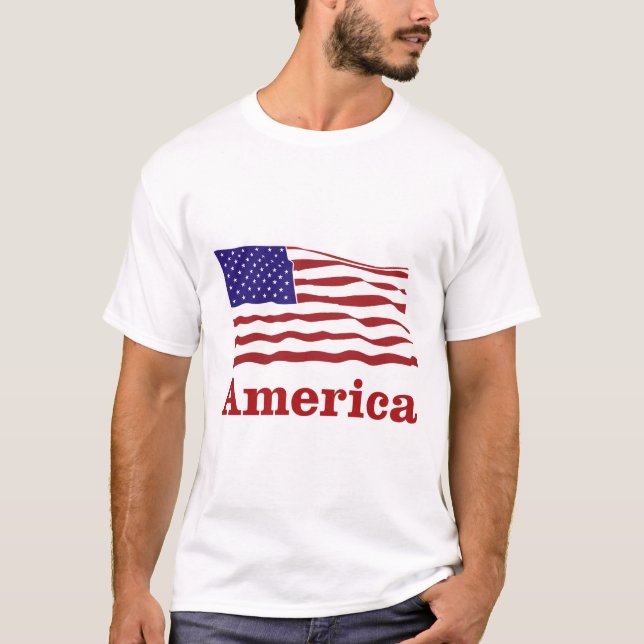 Men's Patriotic T-Shirt (Front)