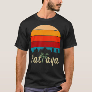 Mens Pattaya Thailand Skyline T-Shirt
