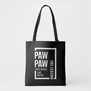 Mens Pawpaw The Man The Myth The Legend Gift Tote Bag