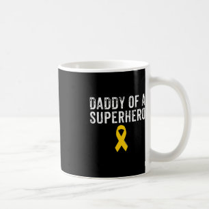 Mens Pediatric Childhood Cancer Awareness Daddy Of Coffee Mug