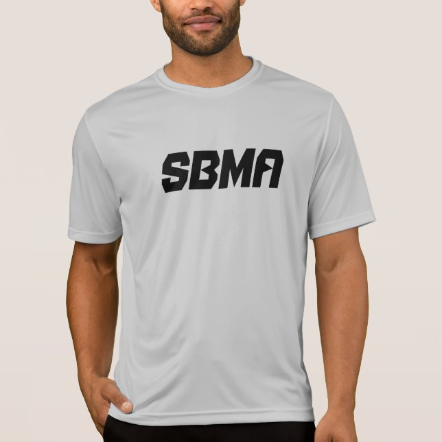 Men's performance grey t-shirt (Front)