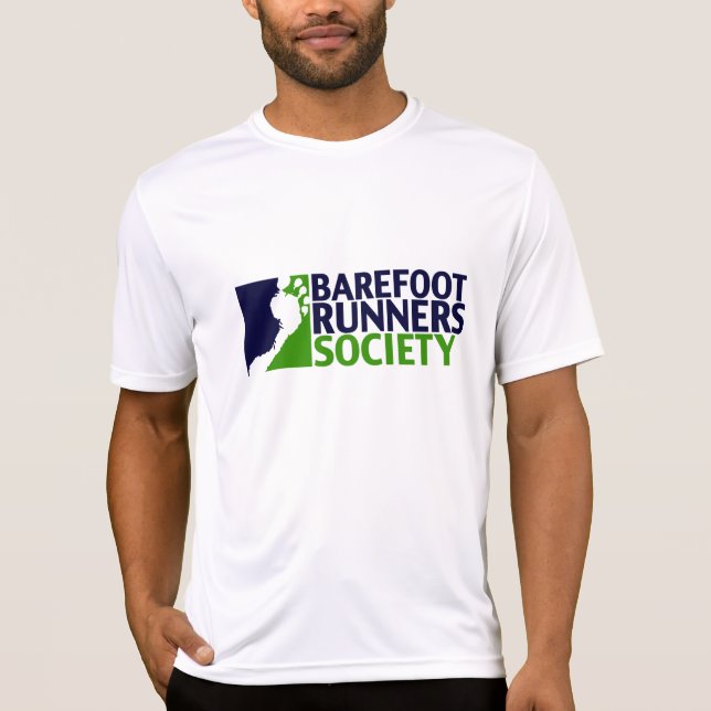 Men's performance microfiber logo tee (Front)