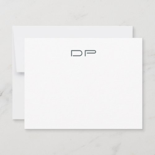 Mens Personalized Note Card