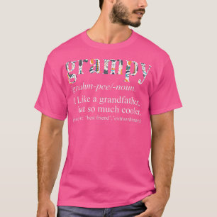 Mens Personalized Tie Die Cool Grampy Like a Grand T-Shirt