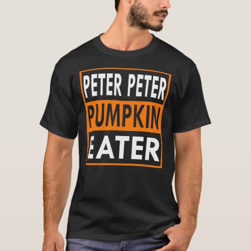Mens Peter Pumpkin Eater Matching Couple Halloween T_Shirt