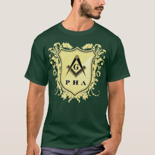 Mens PHA Masonic Crest T Prince Hall Mason Tee