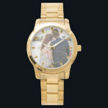 Mens PHOTO Watch 50th 60th Husband ANY Anniversary<br><div class="desc">Elegant Golden 50th wedding anniversary gift for husband,  parent,  friend,  family,  spouse or colleague. You can edit the templates using the customize or personalize tab.</div>