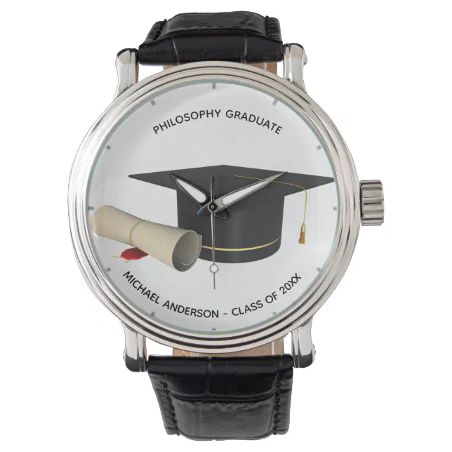Mens PHOTO Watch GRADUATION Choose a Style Zazzle