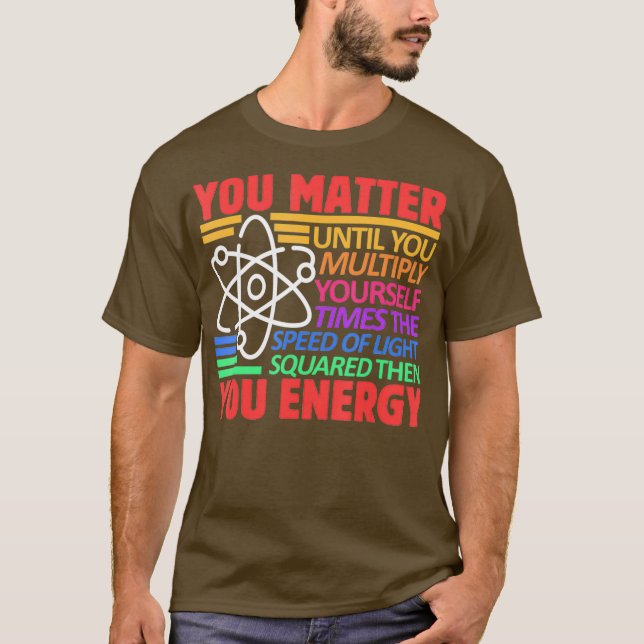 Mens Physics Teacher Particle Physicist Thorium T-Shirt (Front)