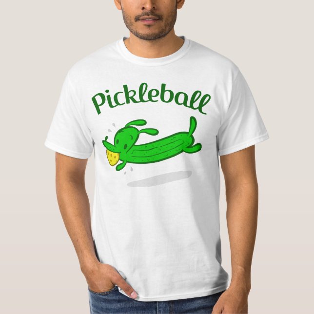 Men's Pickleball Dog Pickles T-shirt (Front)