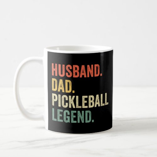Mens Pickleball Funny Husband Dad Legend Vintage F Coffee Mug