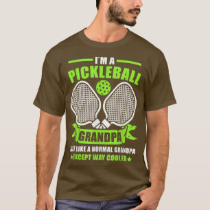 Mens Pickleball Grandma Like A Normal Grandpa Ecep T-Shirt