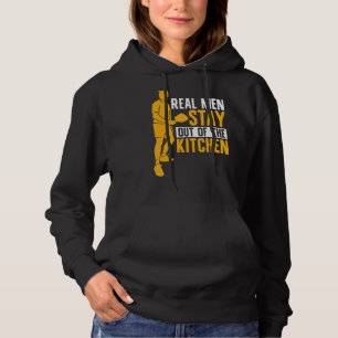Mens Pickleball Player   Real Men Stay Out Of The  Hoodie