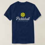 Men&#39;s Pickleball T Shirt - Navy Blue Color at Zazzle