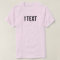 Mens Pink T Shirt Modern Elegant Template