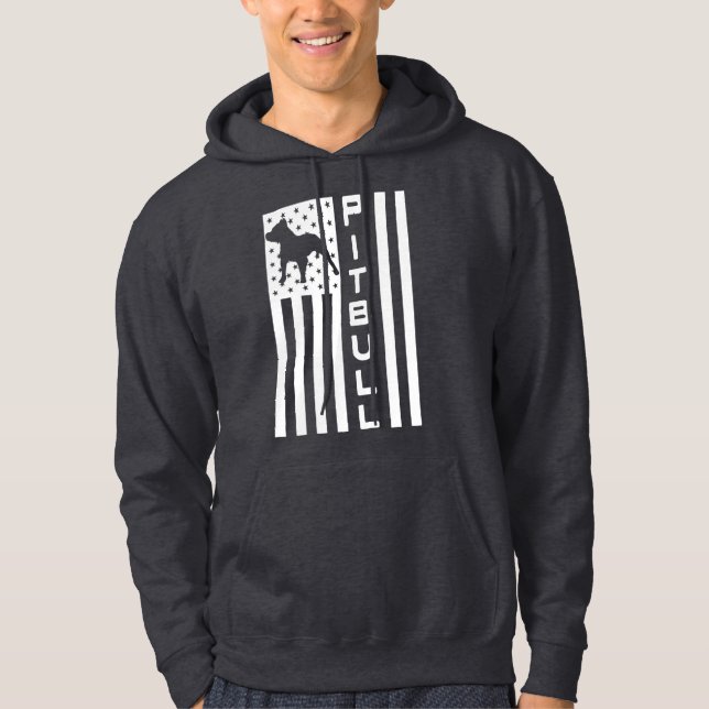 Mens Pitbull Sweater Pit Bull Dog Advocate Gift (Front)