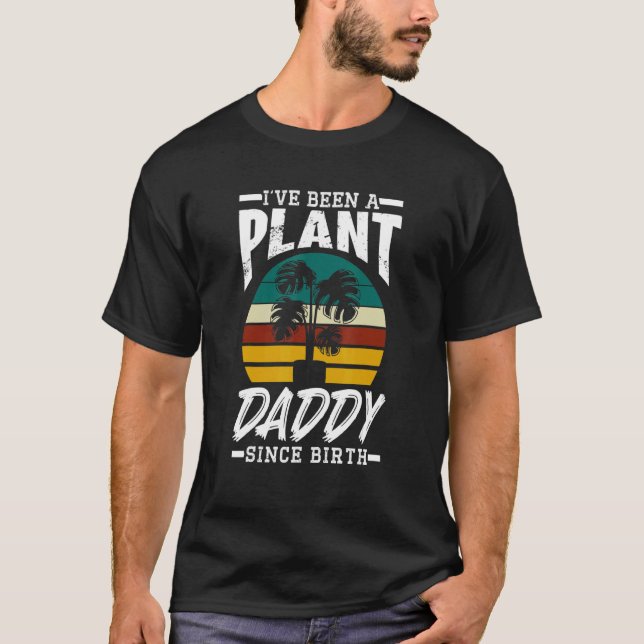 Mens Plant Daddy Gardener Vintage T-Shirt (Front)