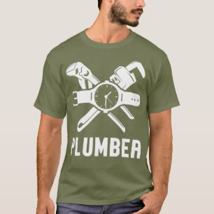 Mens Plumber Tools Pipefather Pipe Journeyman T-Shirt