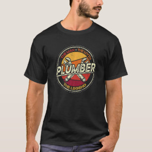 Mens Plumbing Saying Pipefitter & Plumber 1 T-Shirt