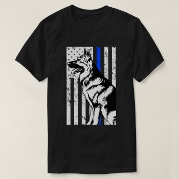 Mens Police Officer Dog K9 T-shirt by WorksaHeart at Zazzle