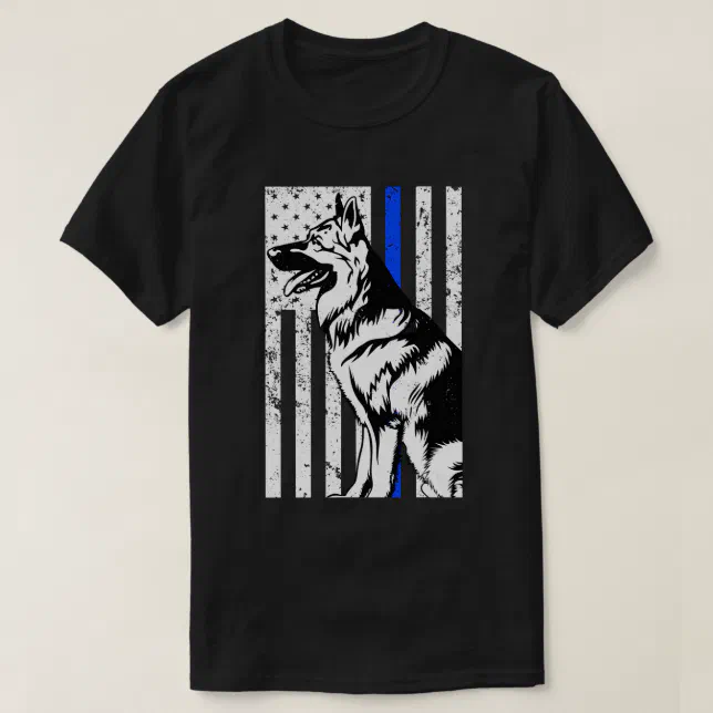 Maglietta Sicurezza Polizia K9 – Colore Nero – Taglie Dalla S Alla 3XL