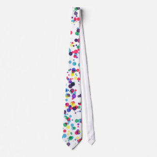Mens Polka Dot Clown Bright Spotty Tie