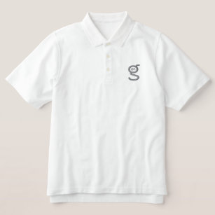 Mens Polo Shirt w Grey Logo