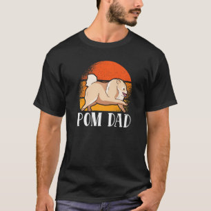 Mens Pom Dad Dog Owner Pomeranian  1 T-Shirt