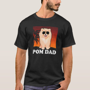 Mens Pom Dad Dog Owner Pomeranian  2 T-Shirt